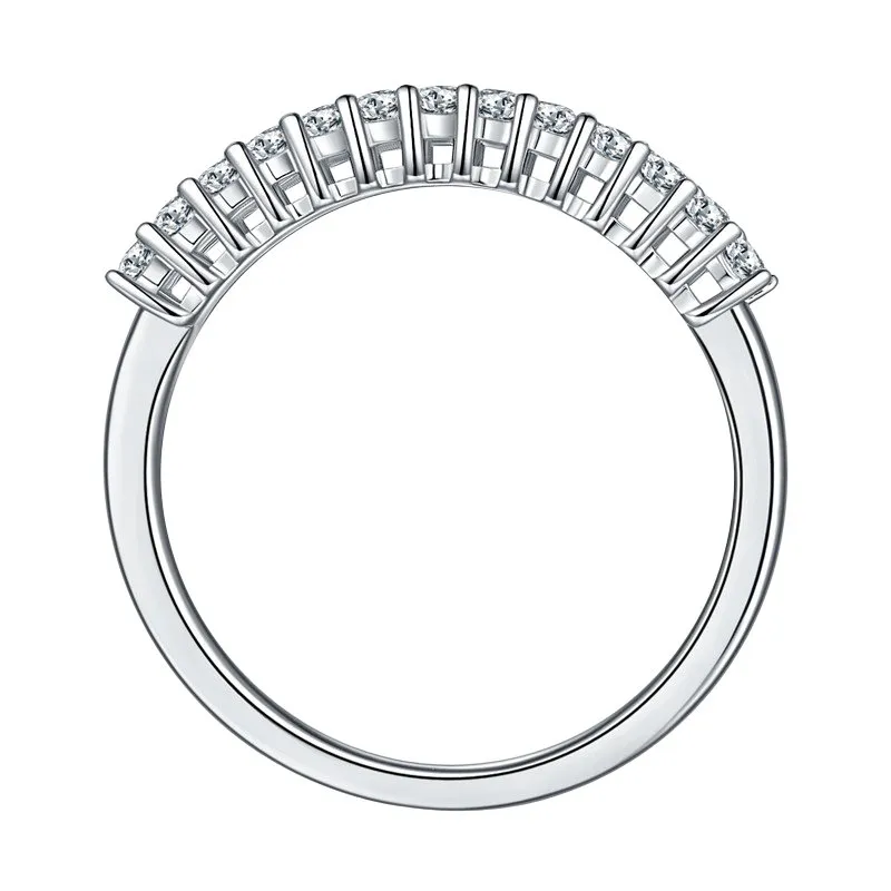 1.0 Ct Emerald Cut Diamond Wedding Band