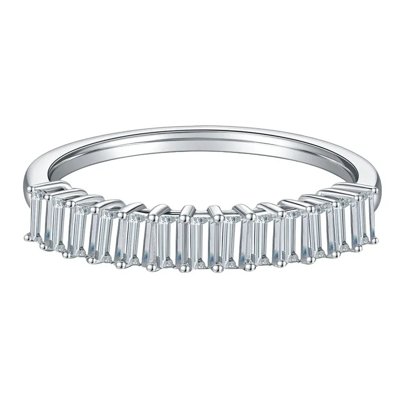 1.0 Ct Emerald Cut Diamond Wedding Band