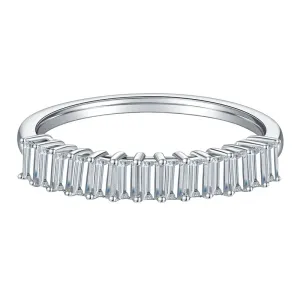 1.0 Ct Emerald Cut Diamond Wedding Band