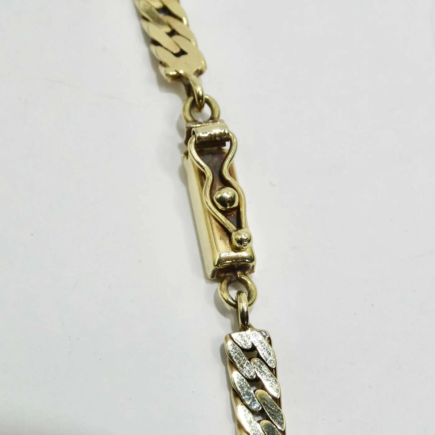 14K Solid Gold 1980s Chain Necklace
