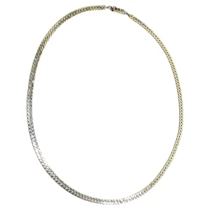 14K Solid Gold 1980s Chain Necklace