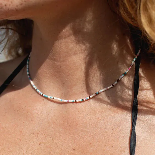 ALILA DAINTY BEADED CHOKER NECKLACE