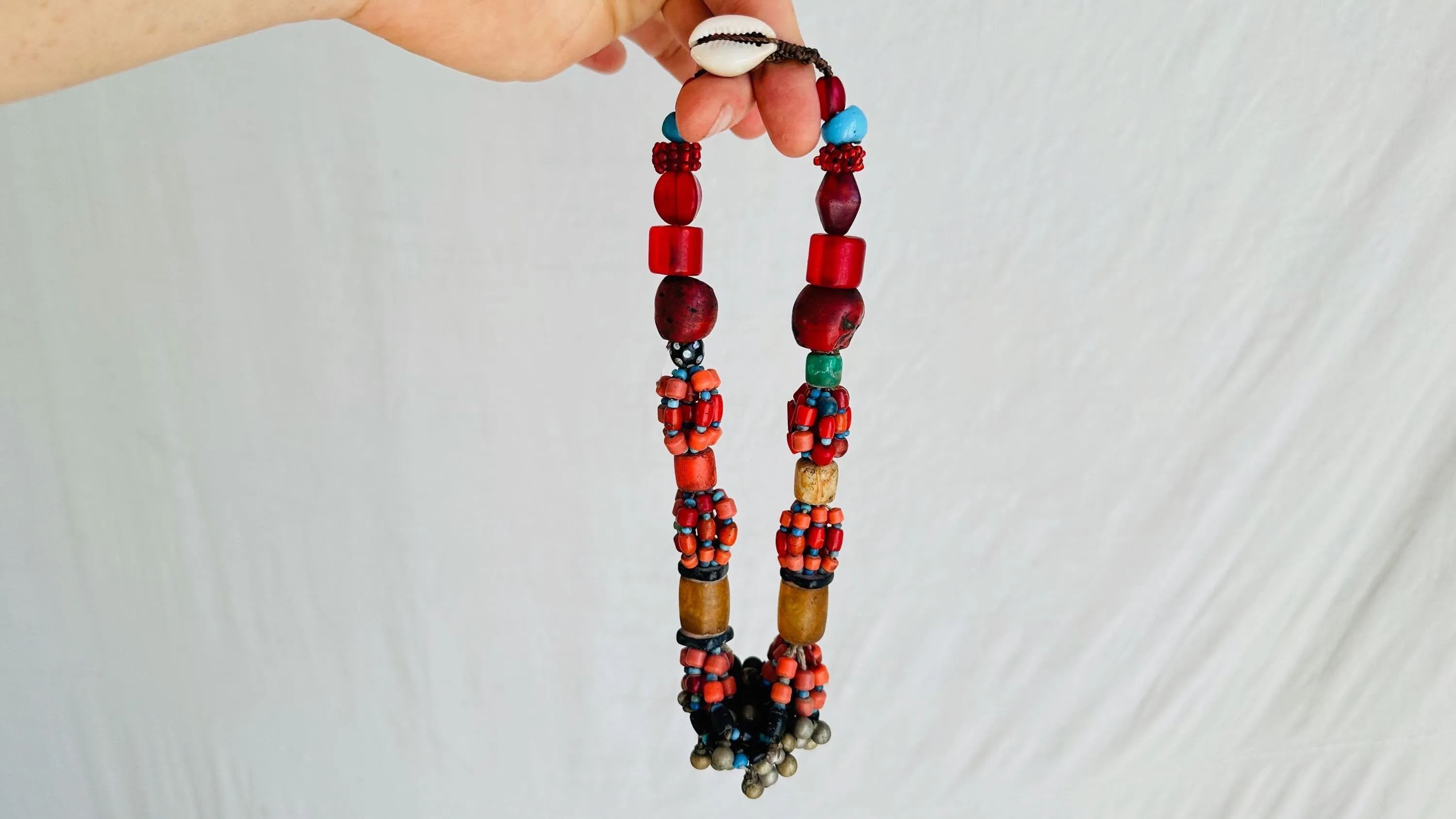Balochi Multi-Strand Tribal Beaded Necklace. 2565