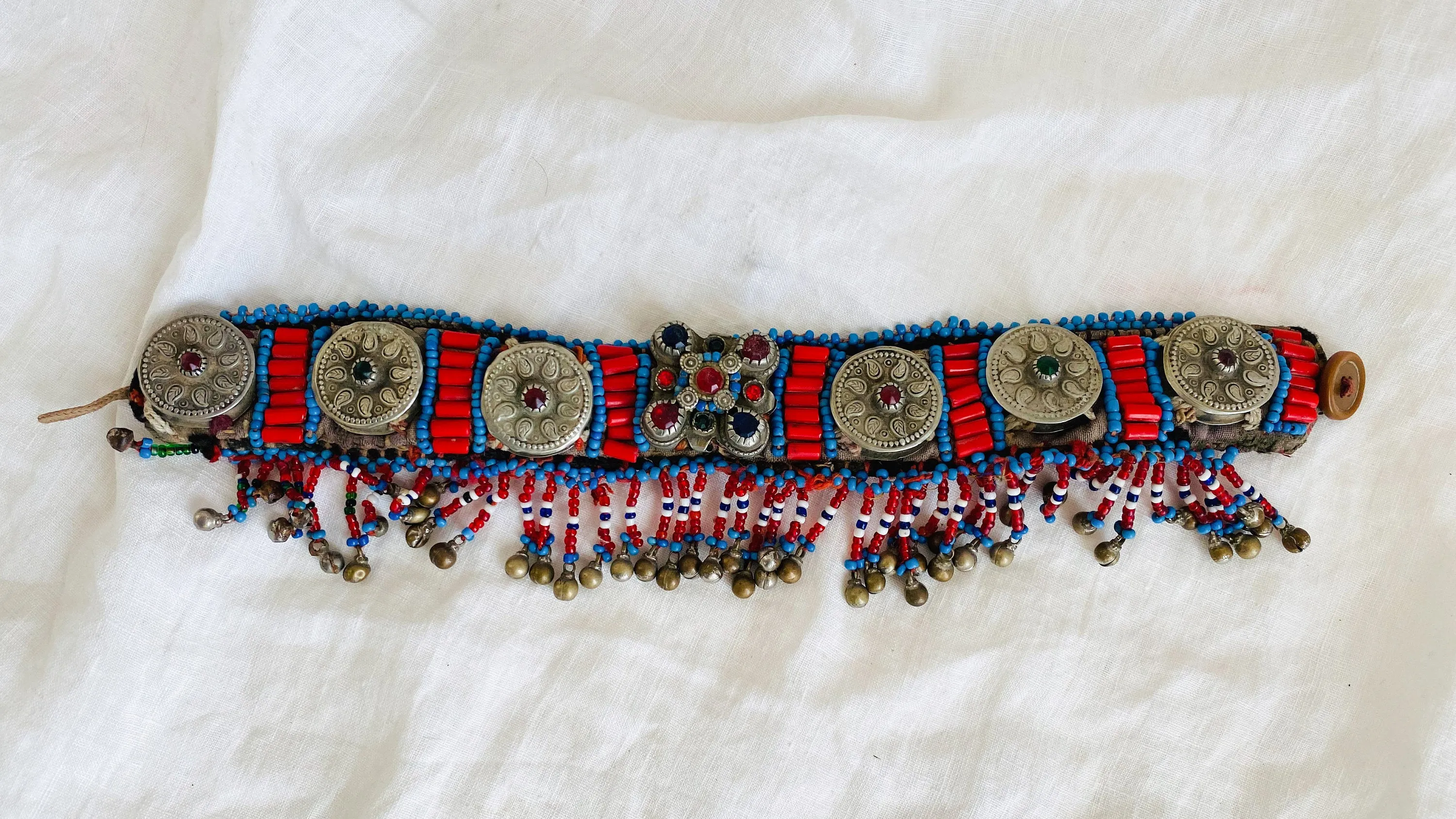 Balochi Tribal Beaded Necklaces .