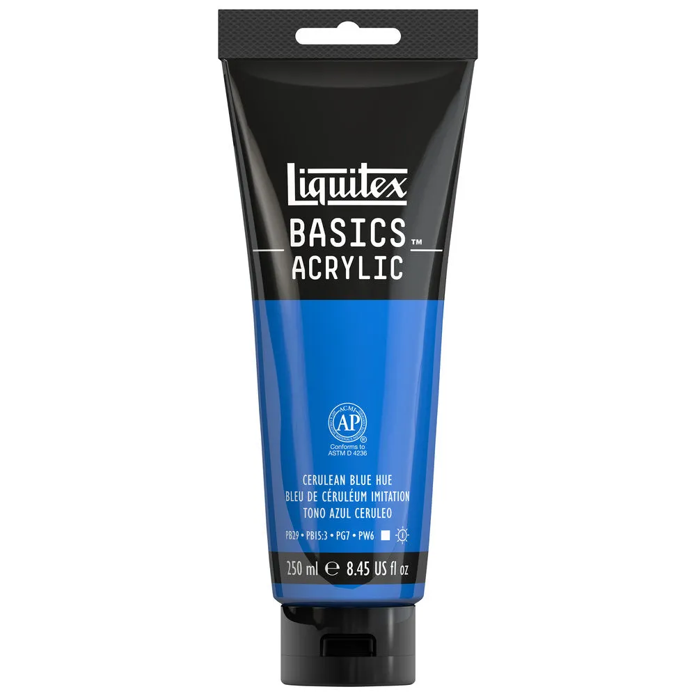 Basics Acrylic Color - Cerulean Blue Hue