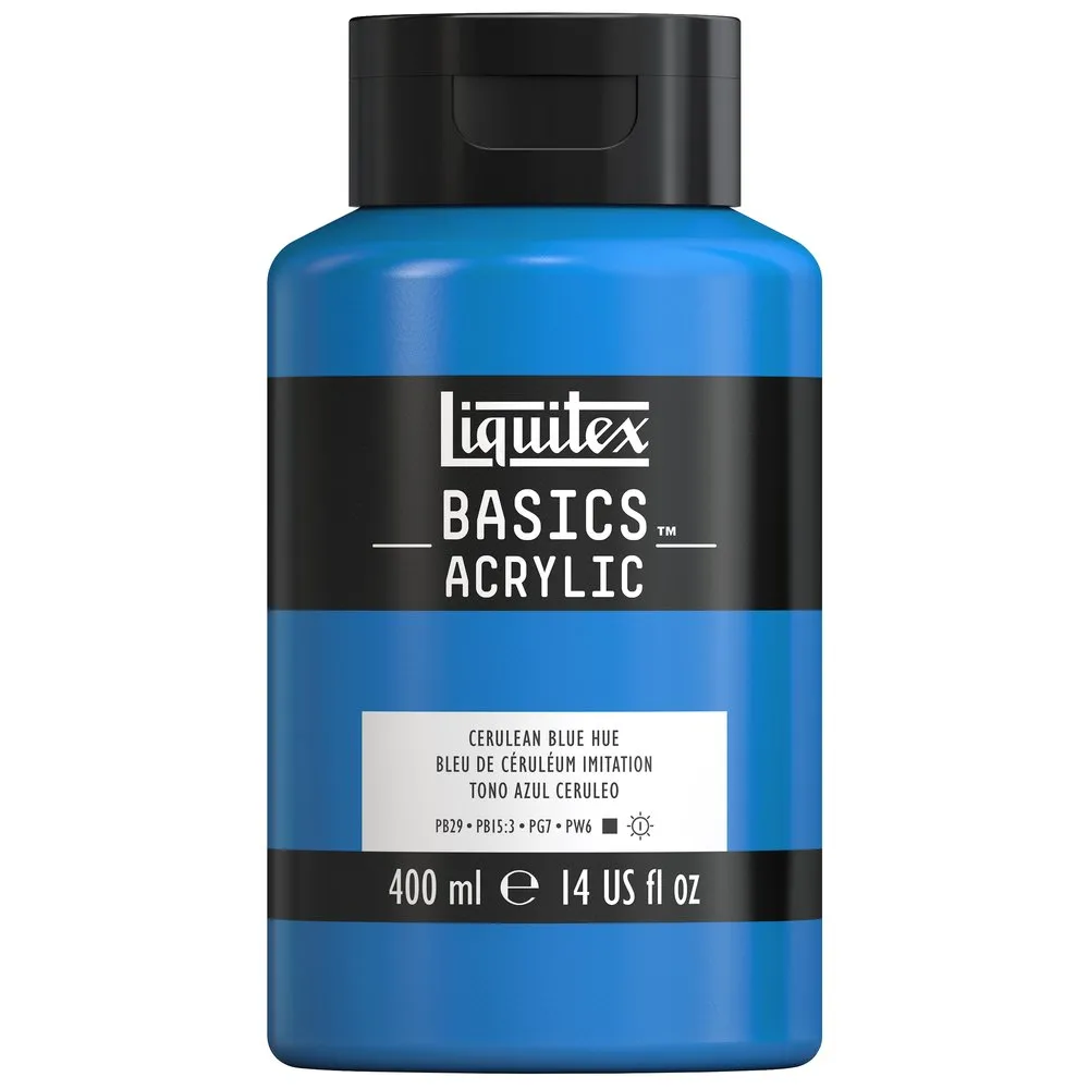 Basics Acrylic Color - Cerulean Blue Hue
