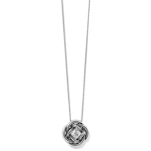 Brighton | Interlok Shine Necklace in Silver Tone