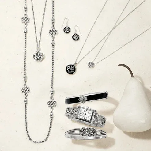 Brighton | Interlok Shine Necklace in Silver Tone