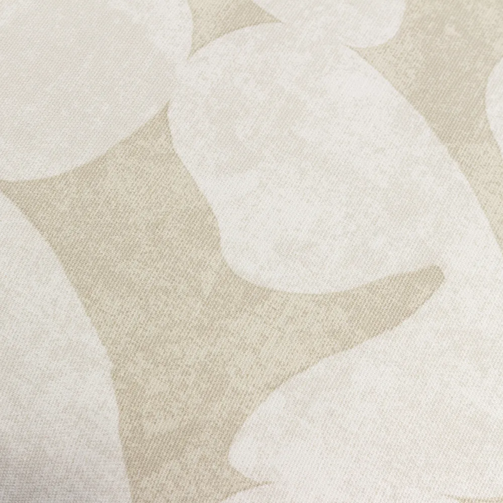 Brinn Abstract Piped Cushion Natural