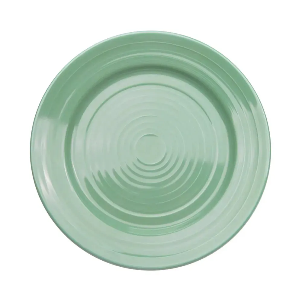 CAC China TG-21-G Plate Green 12" Case of 12 Pcs
