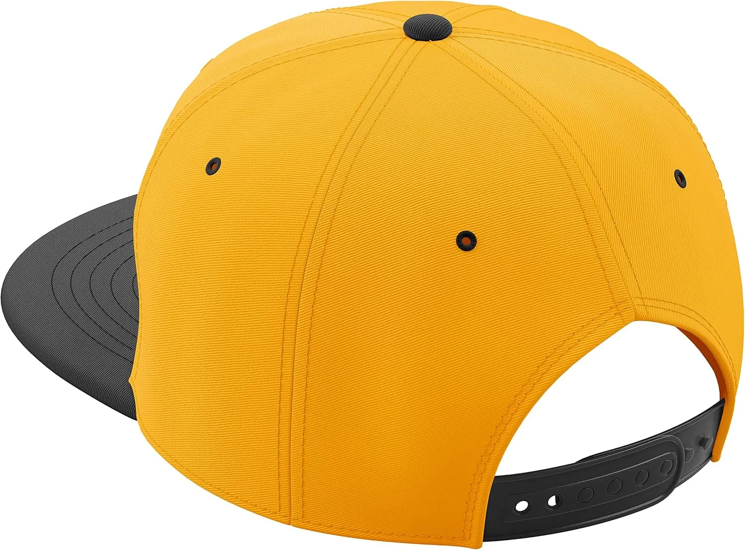 Daxton Classic Snapback Hat Old English Black Font Alphabet A to Z Flat Bill Visor Cap