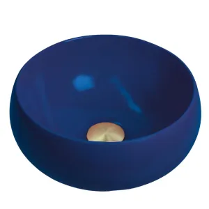 Deep Lagoon - Dark Blue Coloured Bathroom Basin - Select your shape