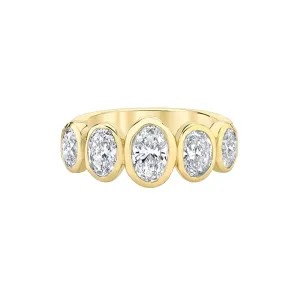 Graduated Oval Diamond Band | Ready to Ship
