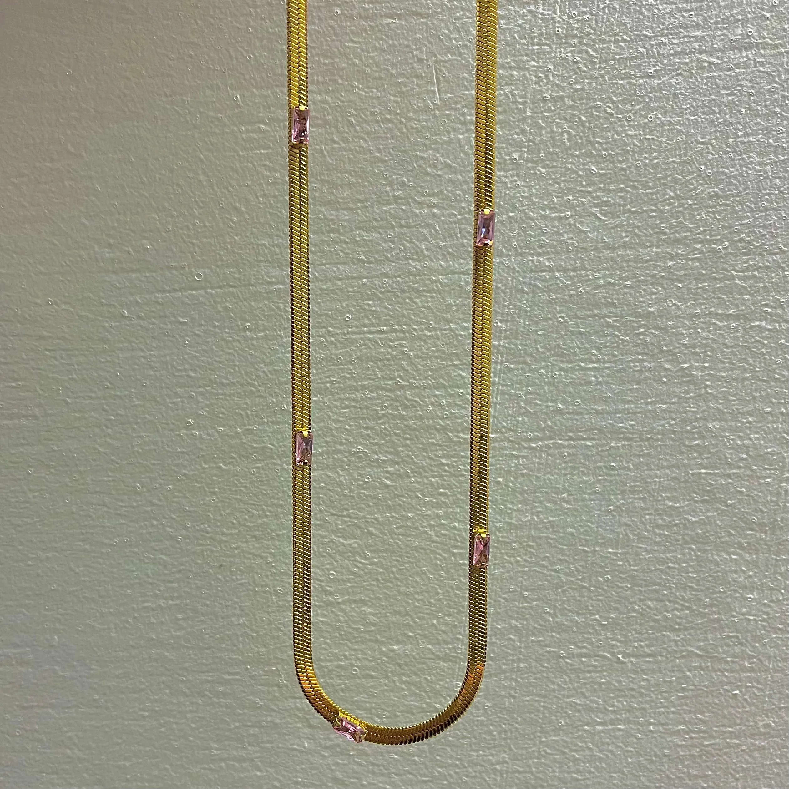 Gravel Herringbone Necklaces