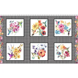 Hummingbird Lane - Block Multi Panel