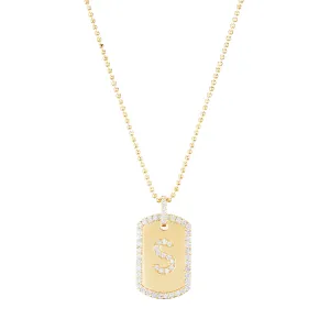 Initial Dog Tag