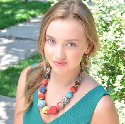 Kantha Graduated Beaded Necklace