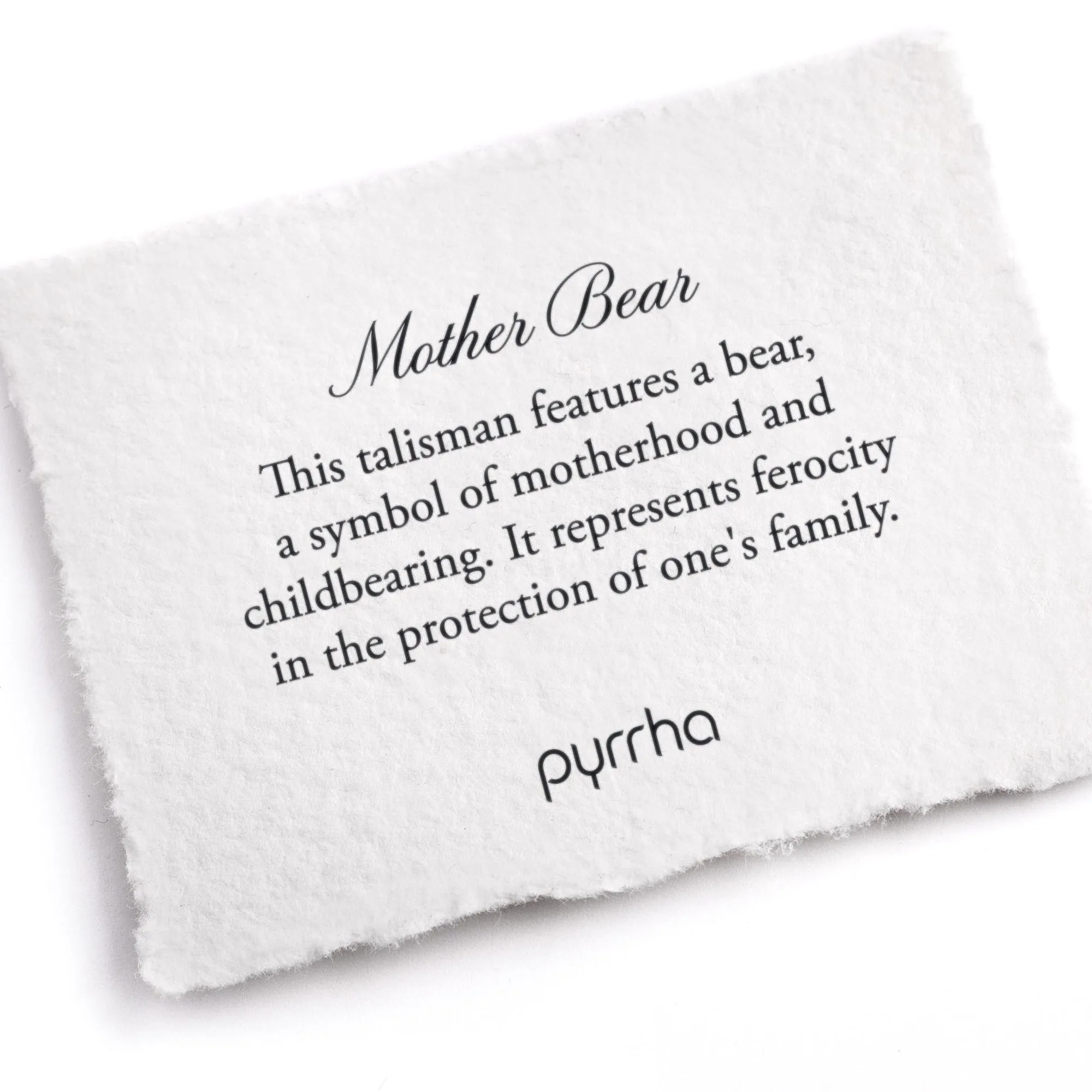 Mother Bear Talisman Necklace