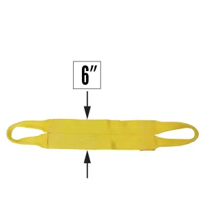 Nylon Lifting Sling - Continuous Eye Wide - 6" x  4' - 2-ply