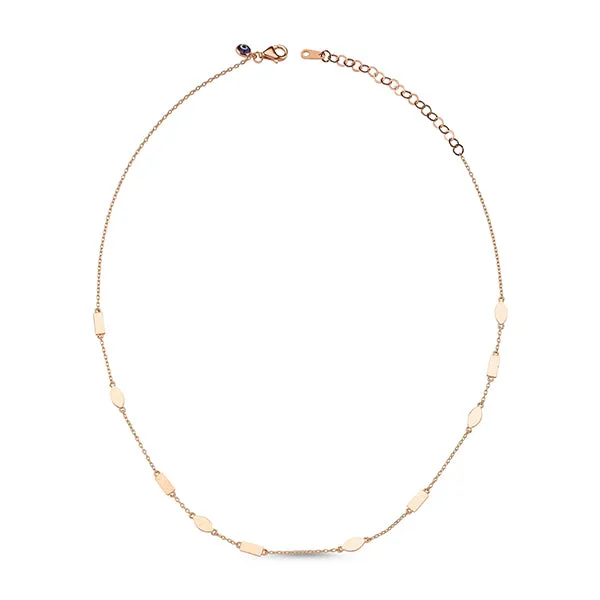 Plain Mixed Geometric Necklace