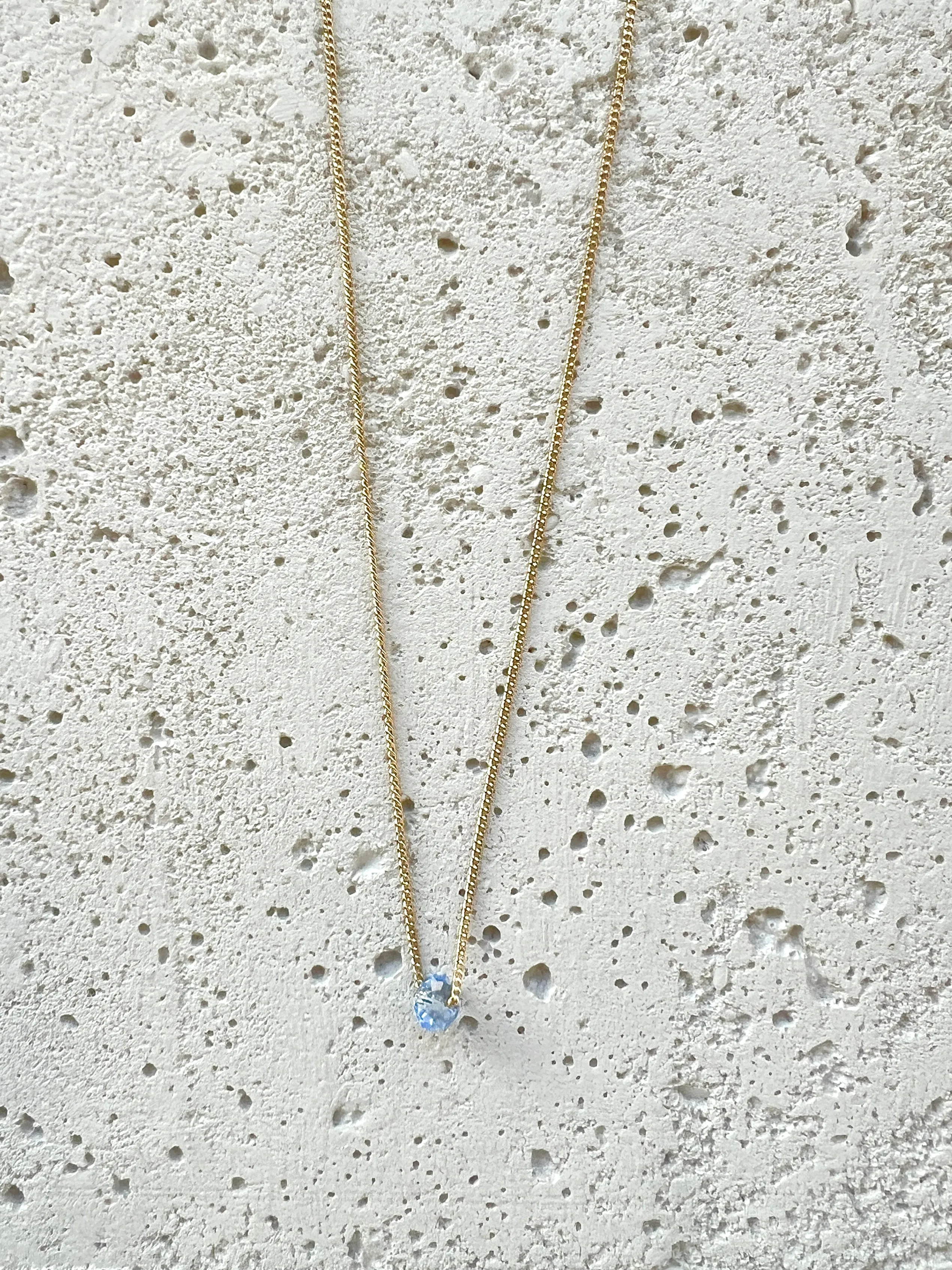 Polly Necklace in Sky