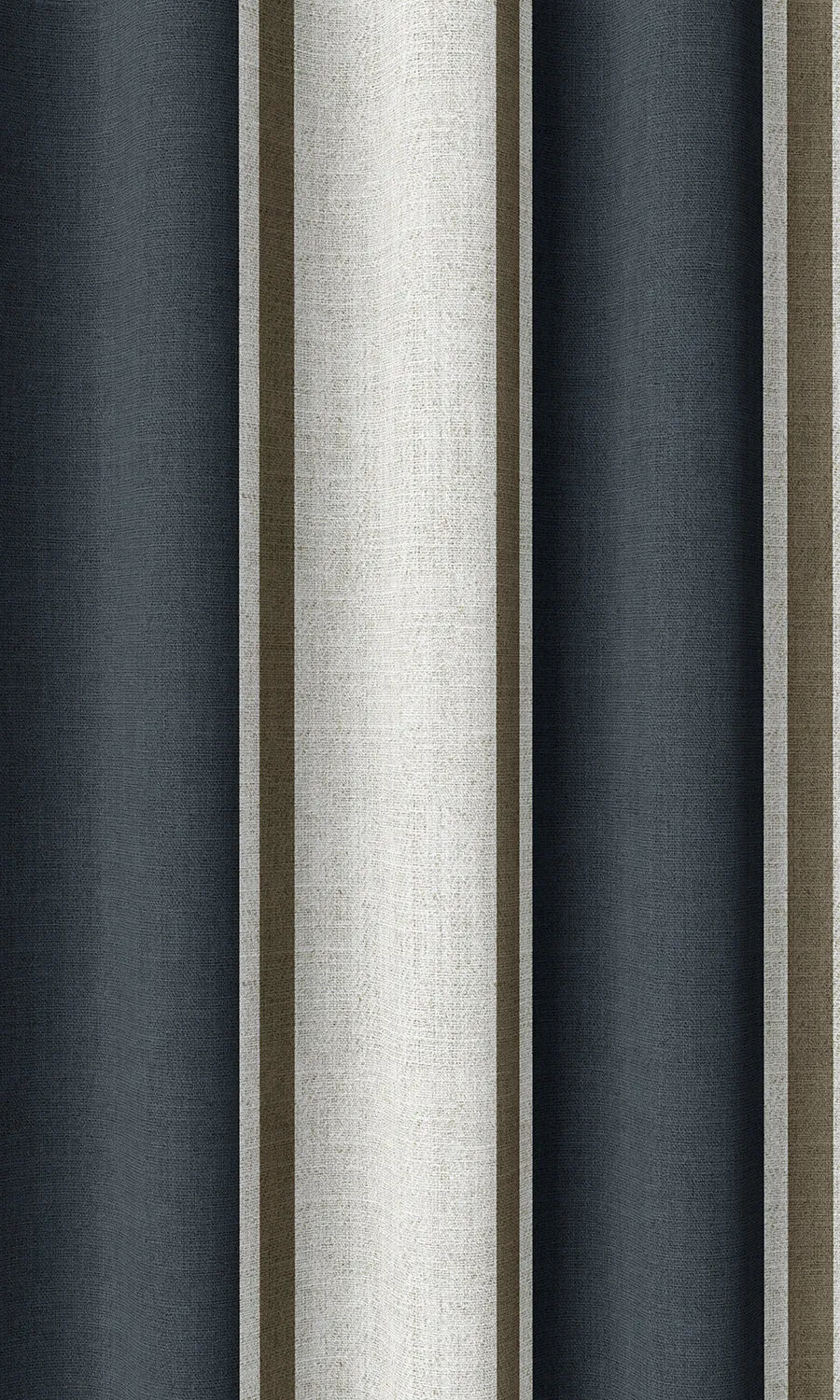 'Shipside Admiral' Geometric Print Roman Shades (Navy Blue/ Brown)