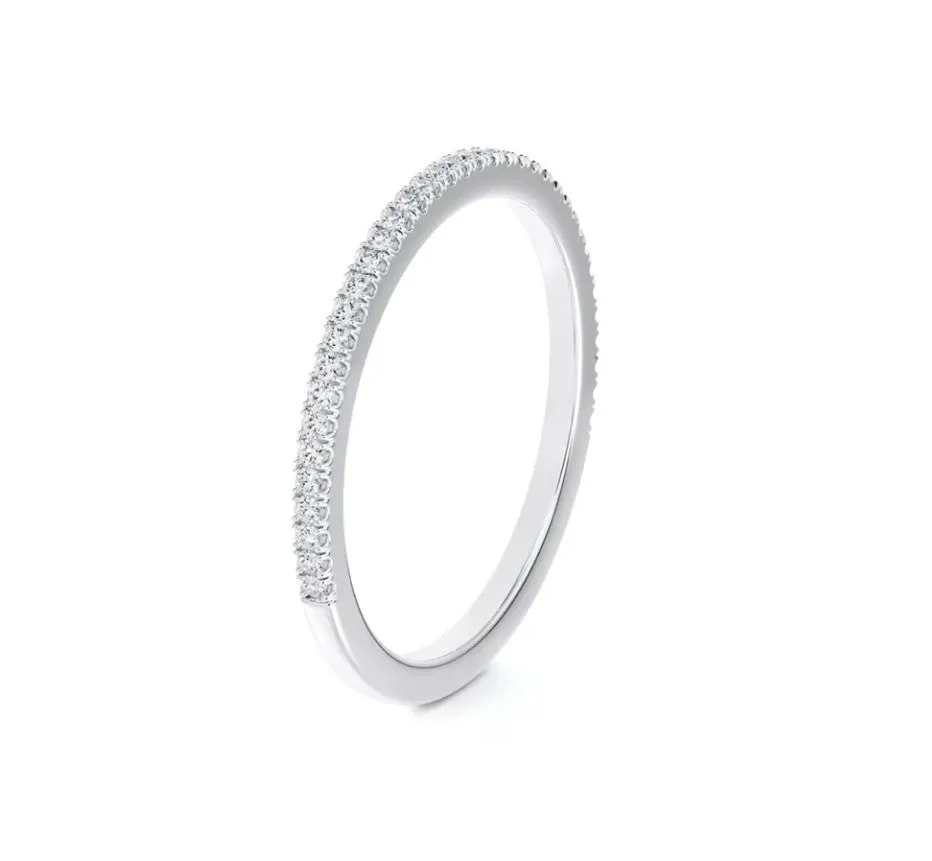 Simply Pavé Wedding Band