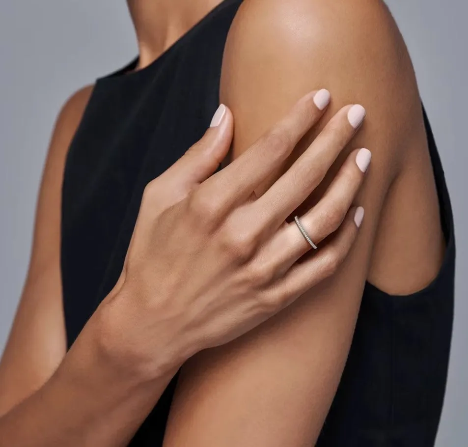 Simply Pavé Wedding Band
