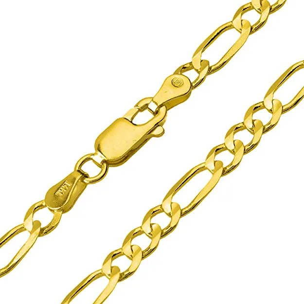 Solid 14k Tri-Color Gold High Polish Snowflake with Textured Beads Pendant Available with Figaro Chain