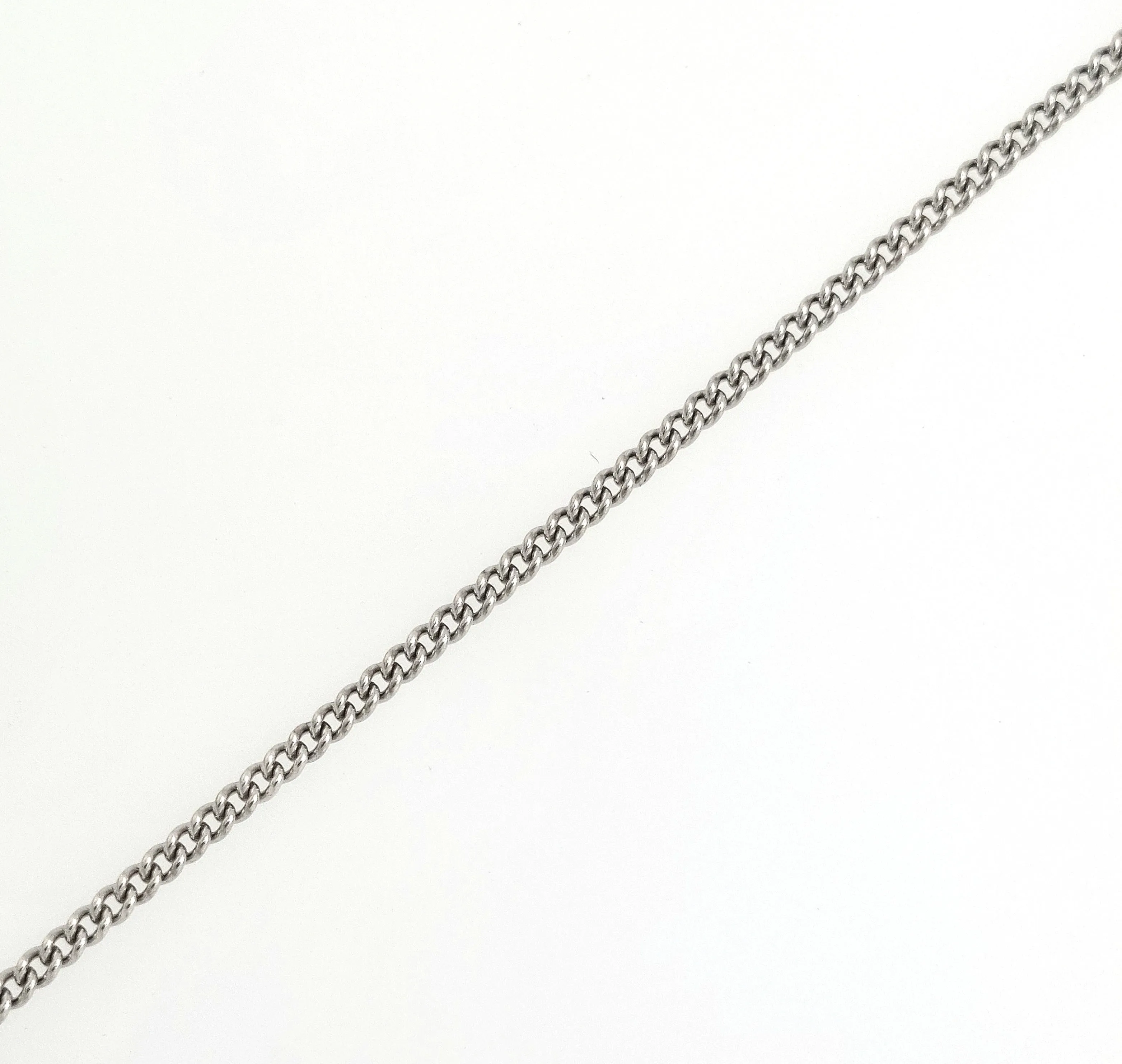 SS Curb Chain 1.5mm Length:18.25in