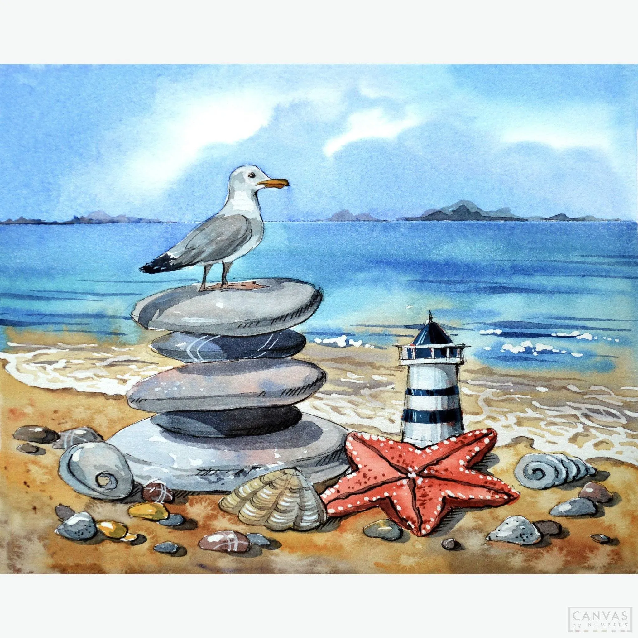 The Coast Guard - Lighthouse Diamond Painting