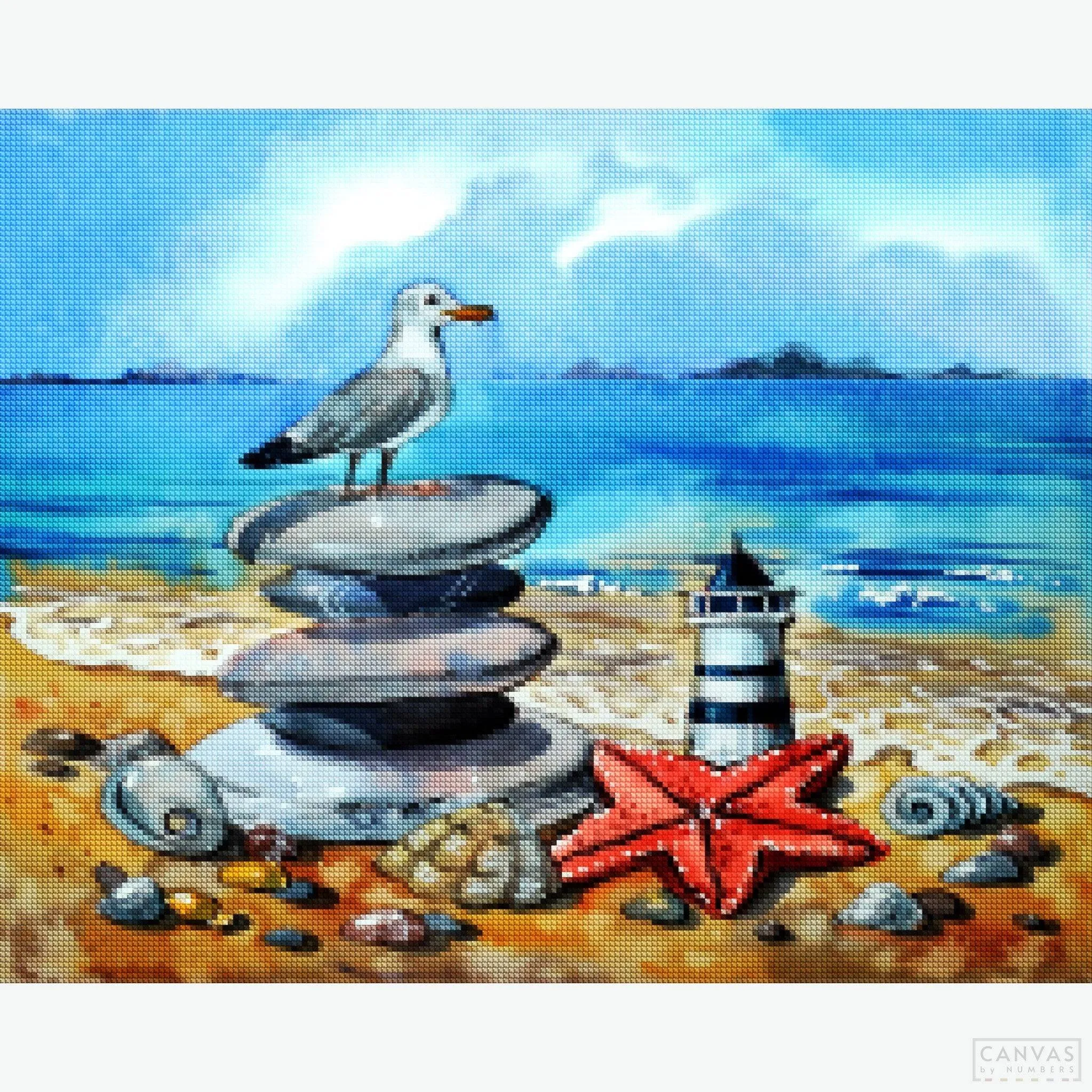The Coast Guard - Lighthouse Diamond Painting