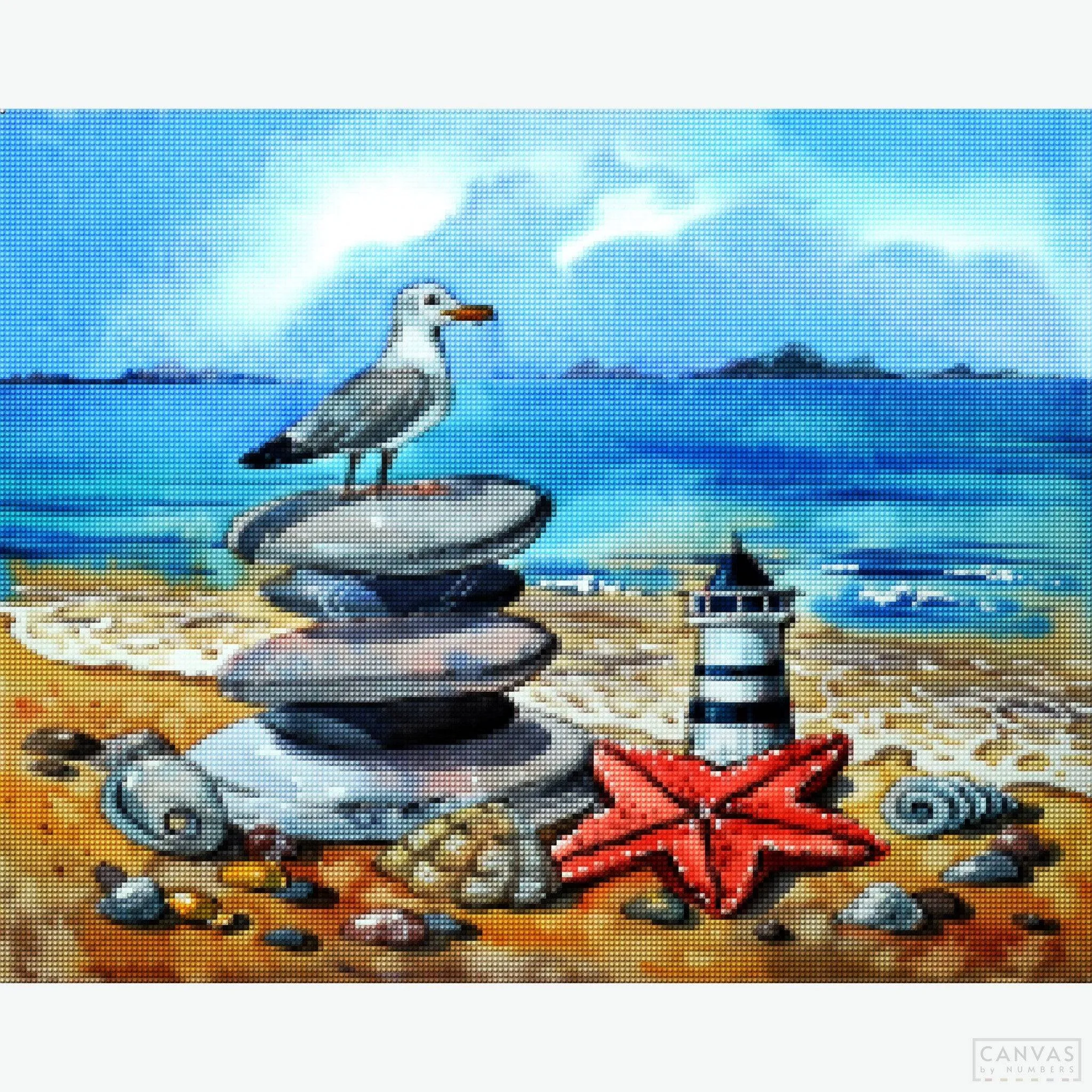 The Coast Guard - Lighthouse Diamond Painting