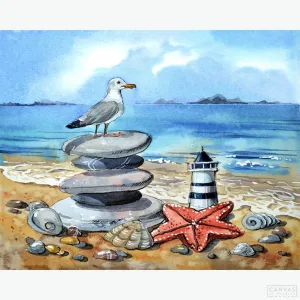 The Coast Guard - Lighthouse Diamond Painting