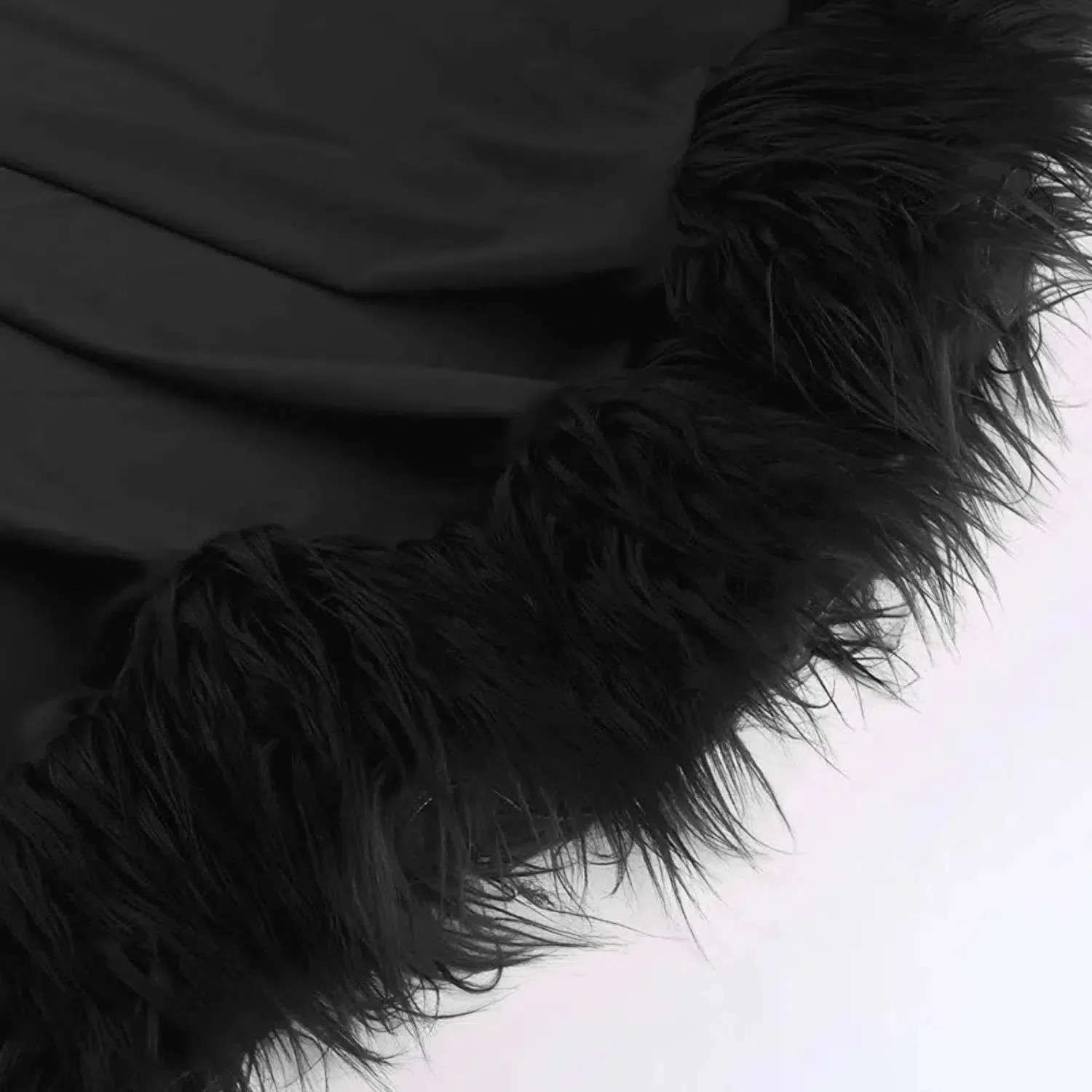 Vincenza – Feather accents – One-shoulder dress