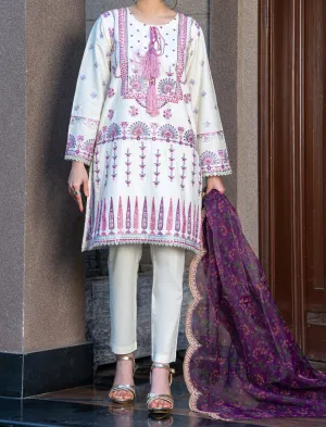 Women "DENIZ" Embellished Lawn Two Piece Suit